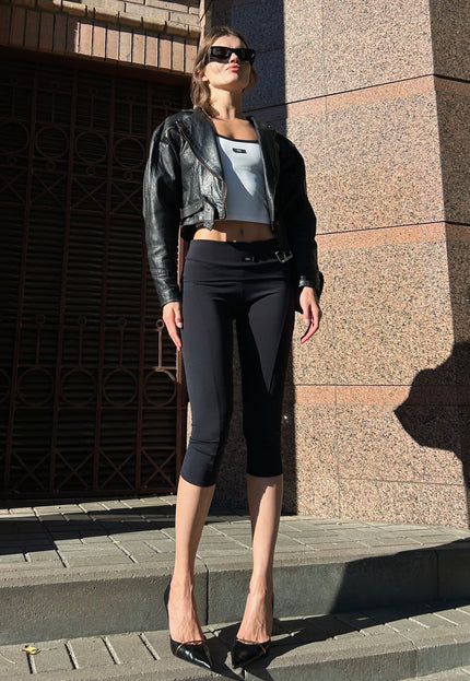 Britney Foldover Capri
