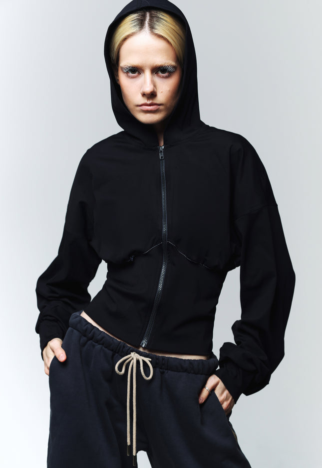 Talia Zipped Hoodie