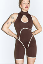Noelle Jumpsuit in Choco