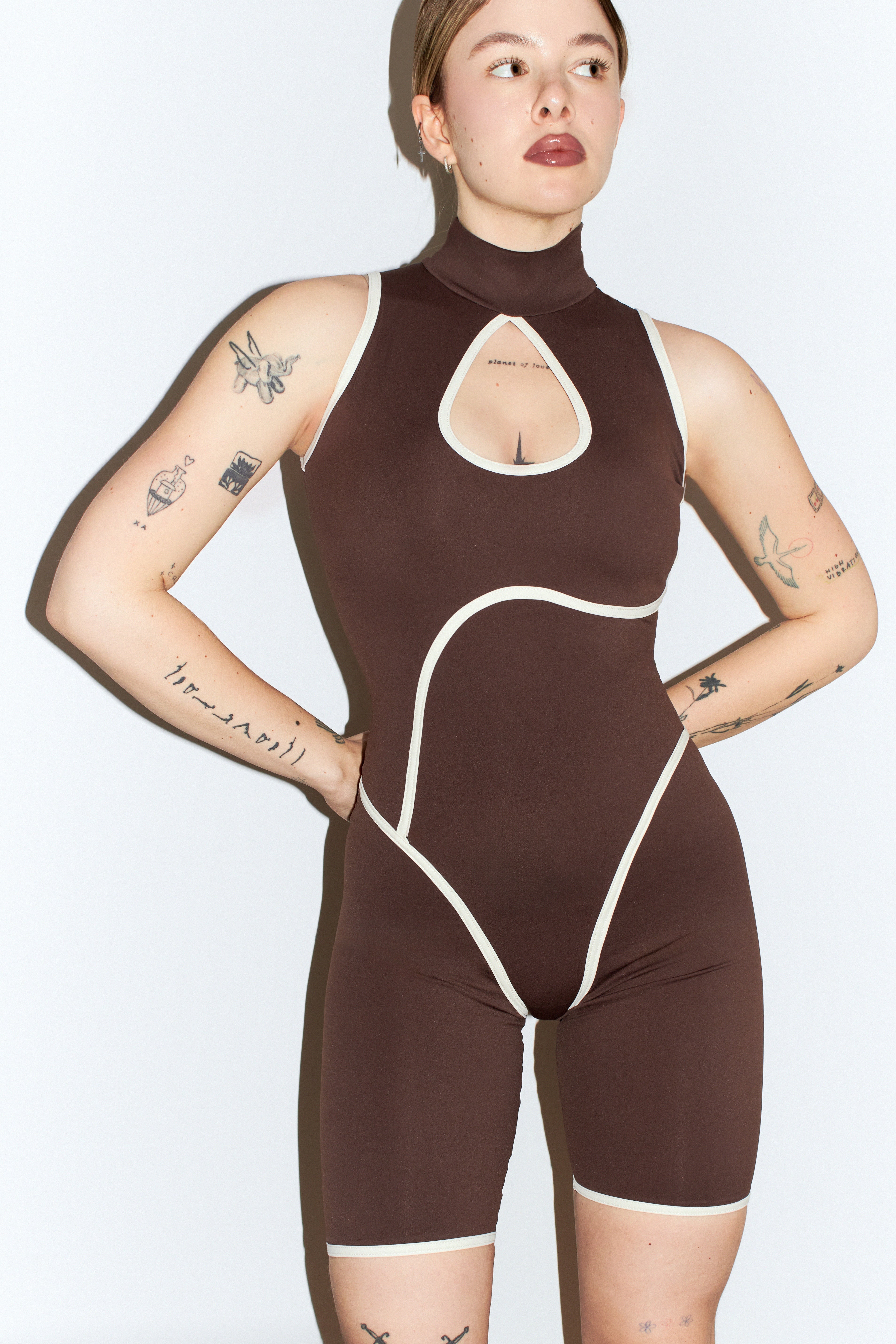 Noelle Jumpsuit in Choco